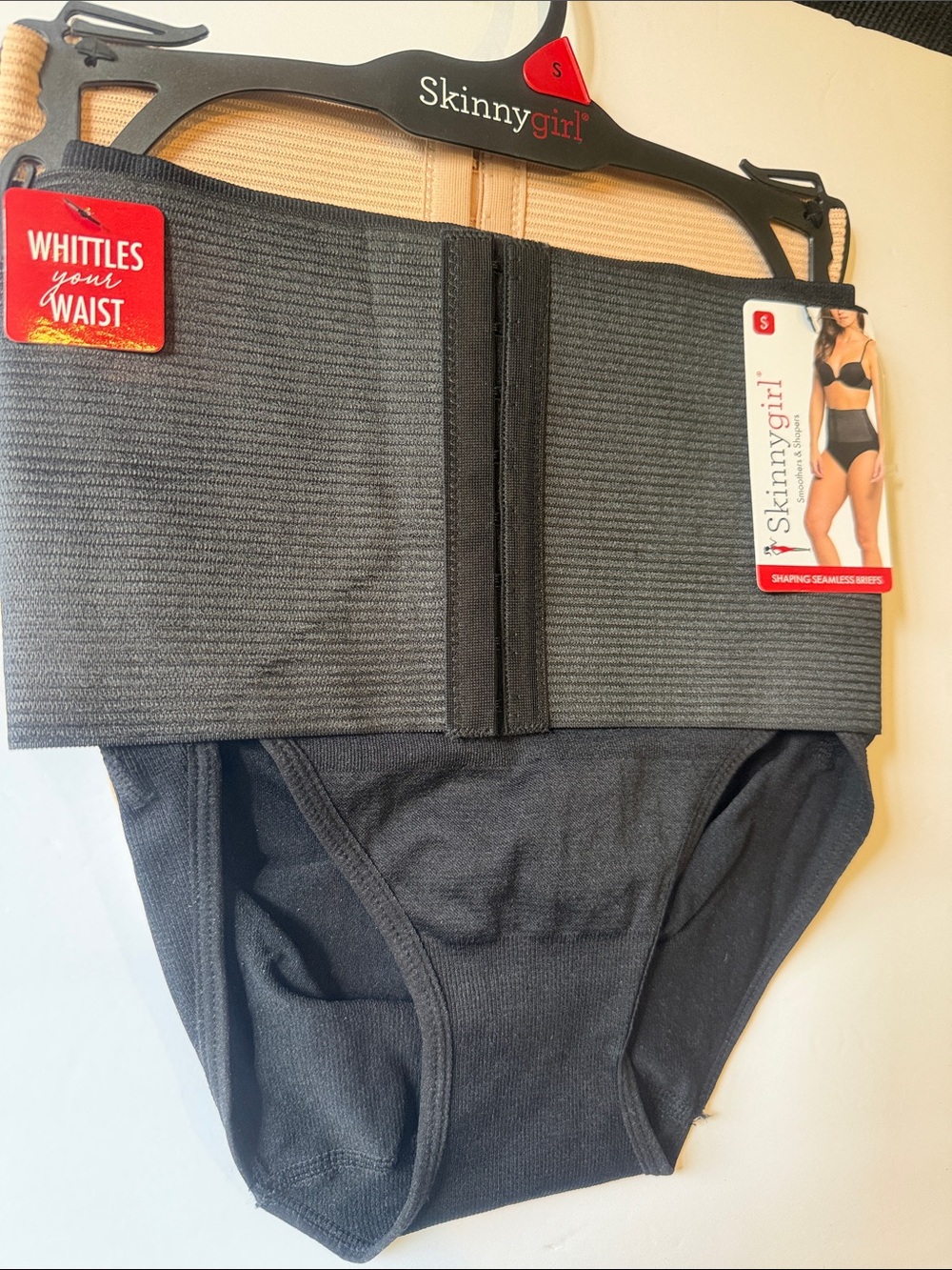Skinnygirl Shaping Seamless Briefs Black Small